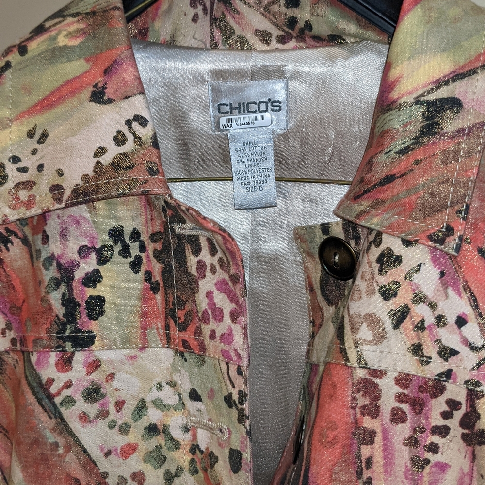Chico's Patterned Jacket - image 2